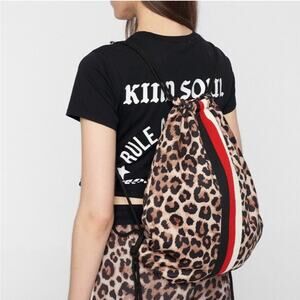 NWT Pam & Gela Leopard Backpack